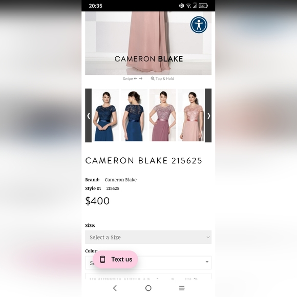 NWT Cameron Blake evening gown - Picture 15 of 15